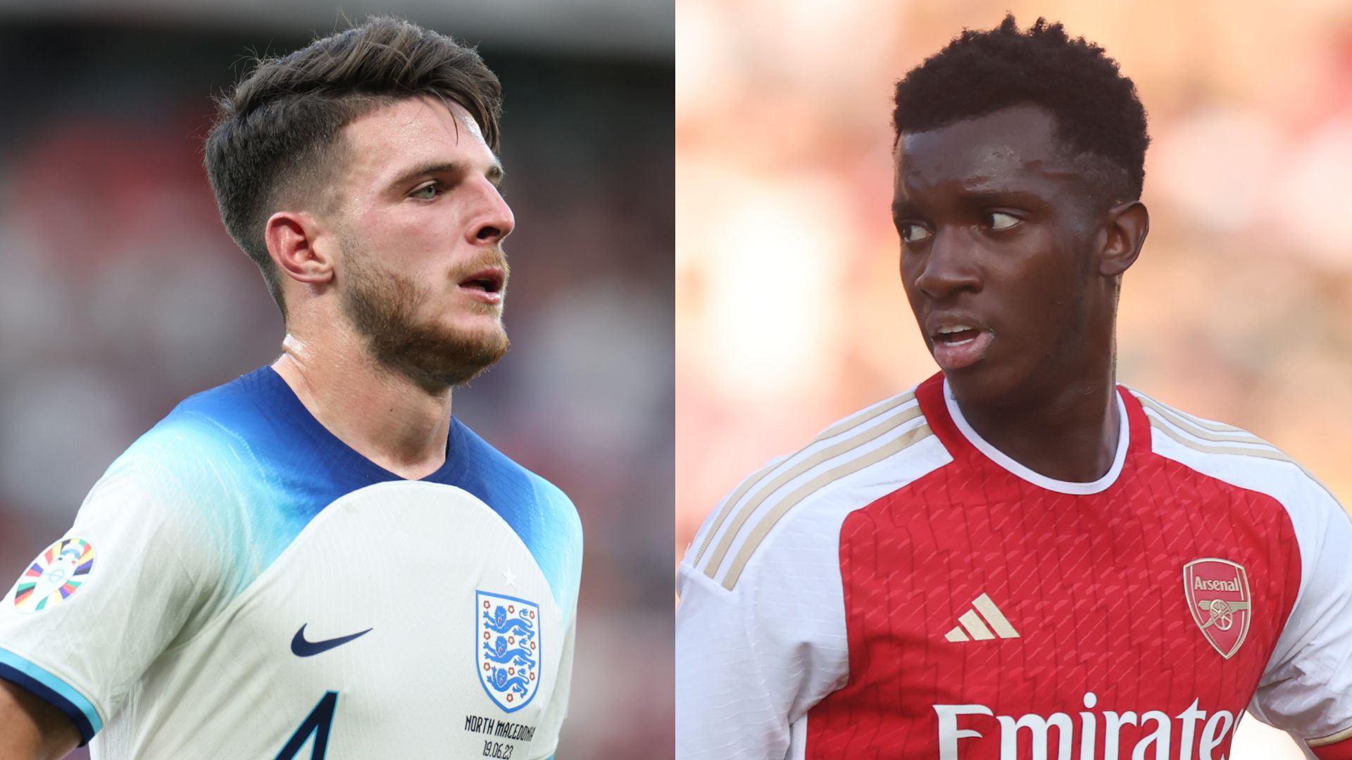 Declan Rice Eddie Nketiah Arsenal split