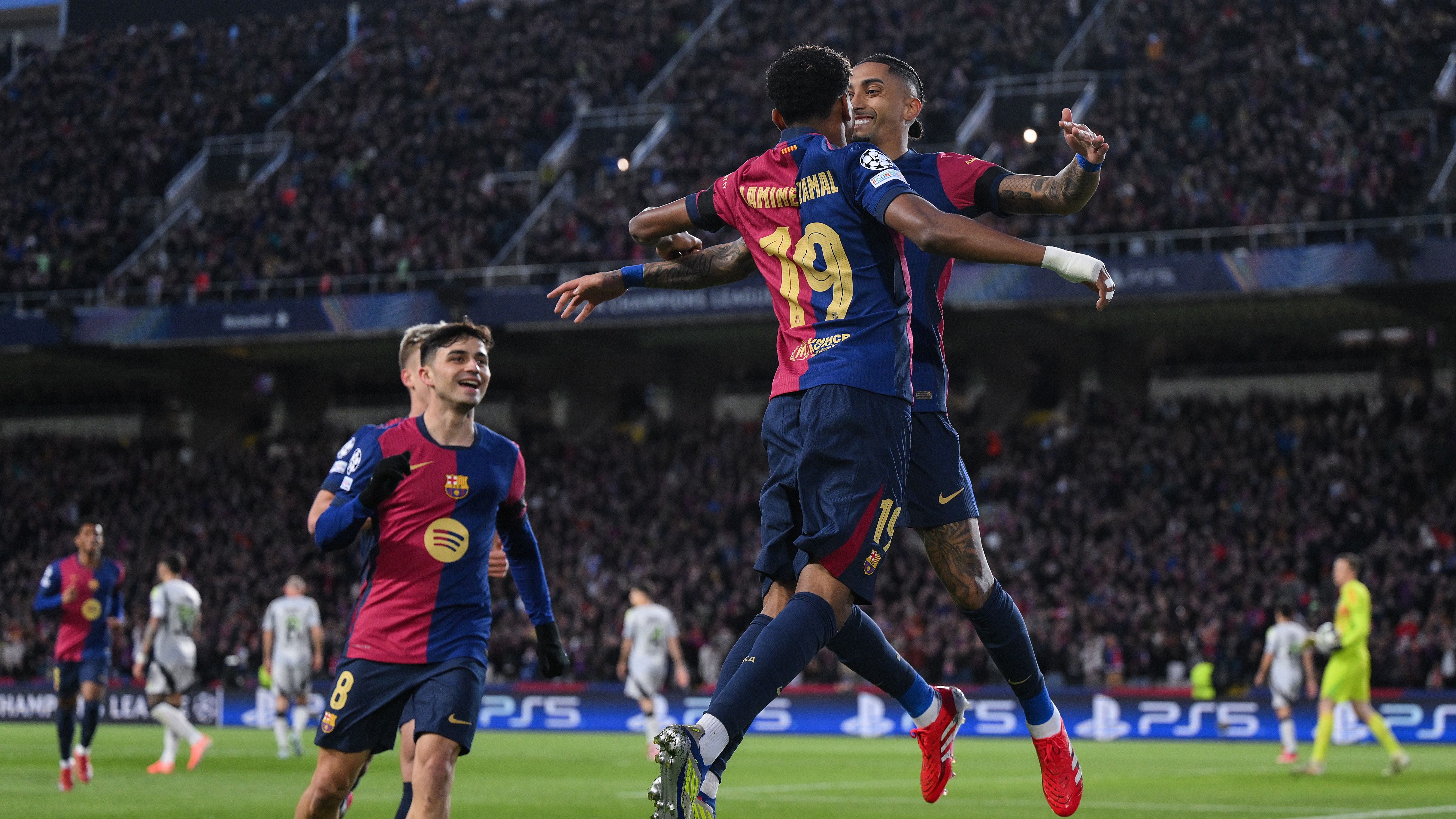 Pedri Lamine Yamal Raphinha