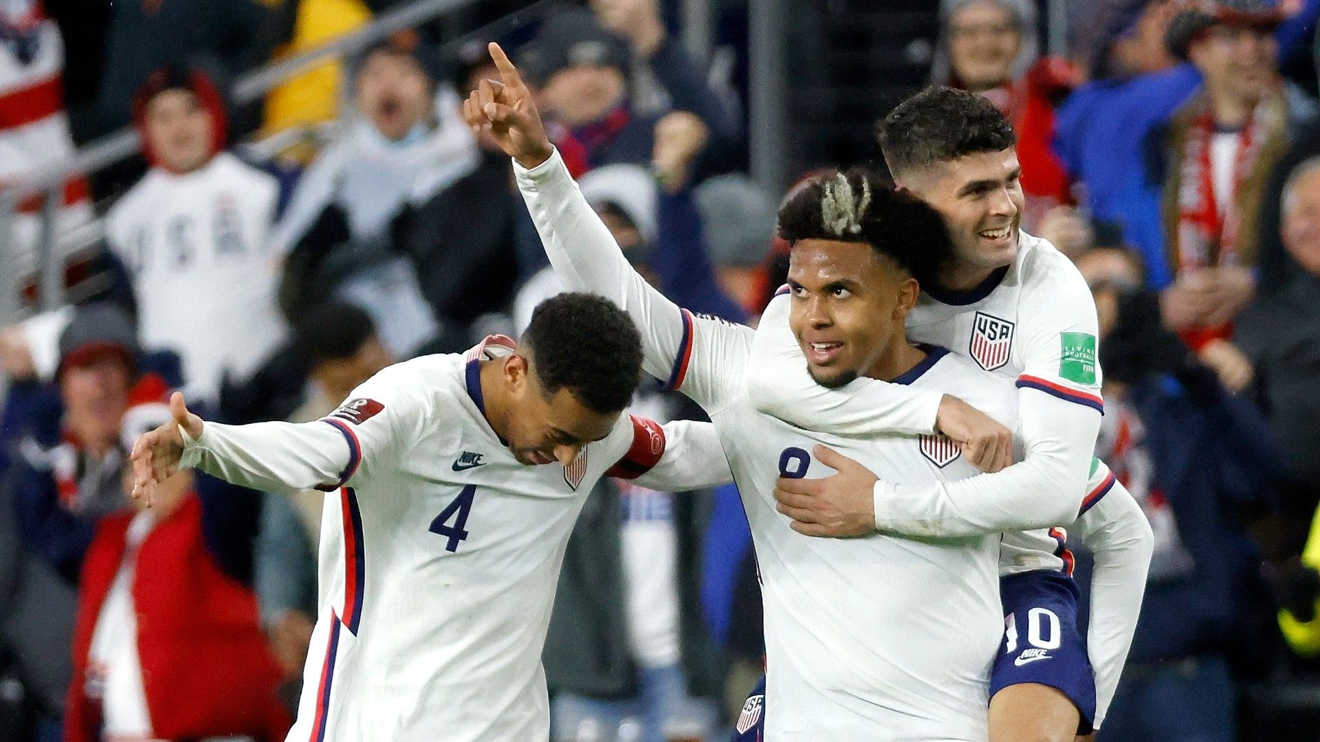 McKennie Pulisic Adams USMNT