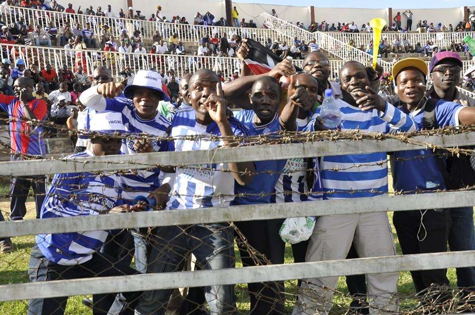 AFC Leopards' fans at Nyayo Stadium.