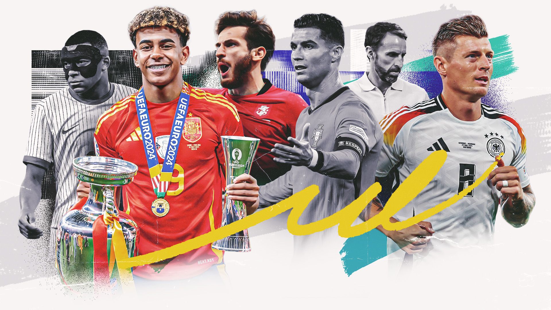 Euro 2024 winners and losers GFX