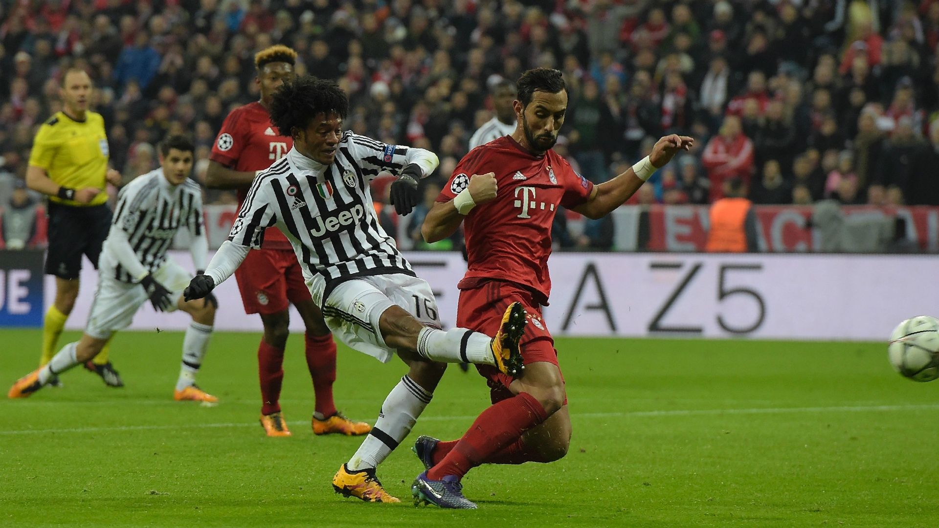 Juan Cuadrado Bayern Munich Juventus Champions League