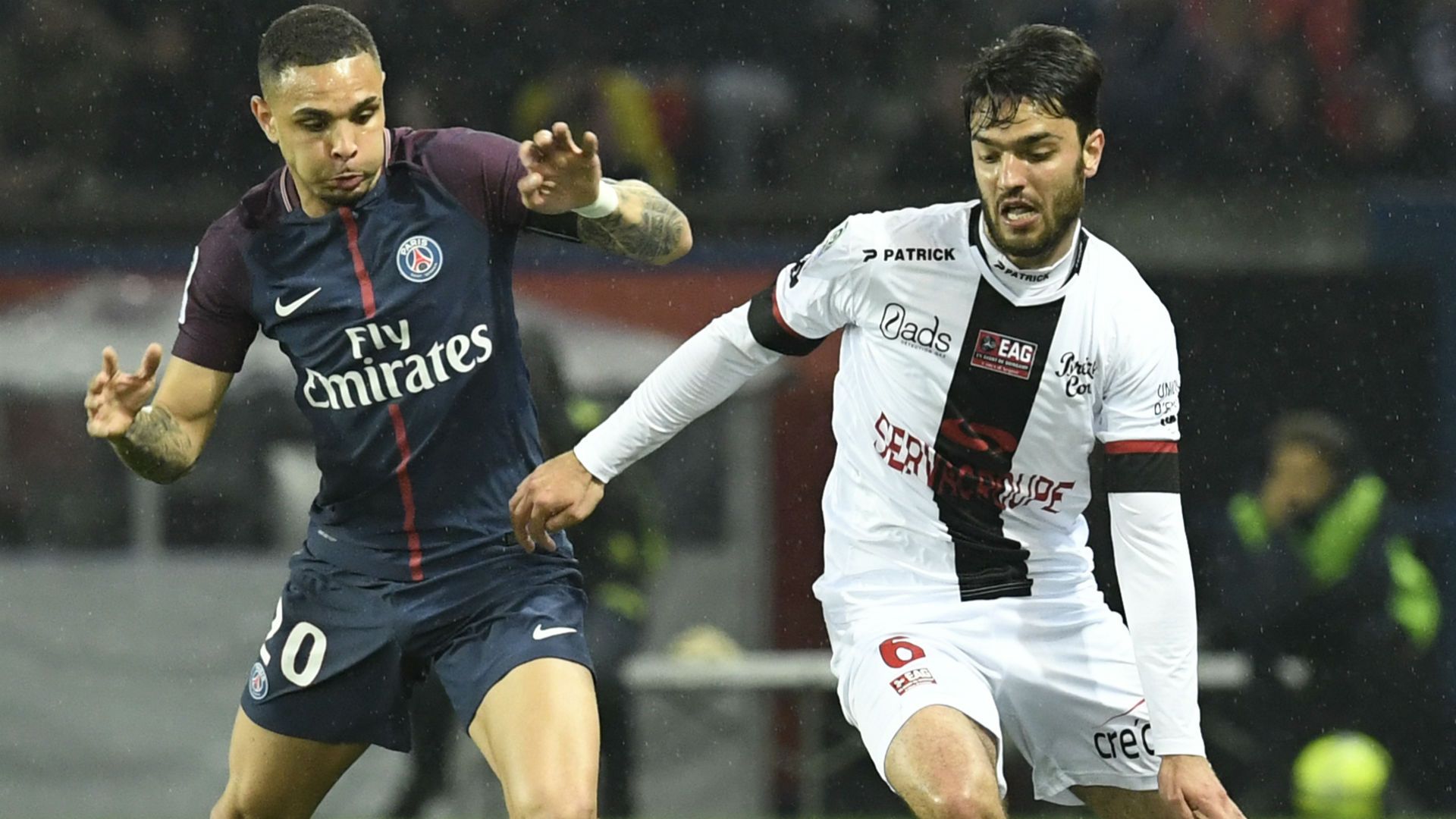 Layvin Kurzawa Clement Grenier PSG Guingamp Ligue 1 29042018