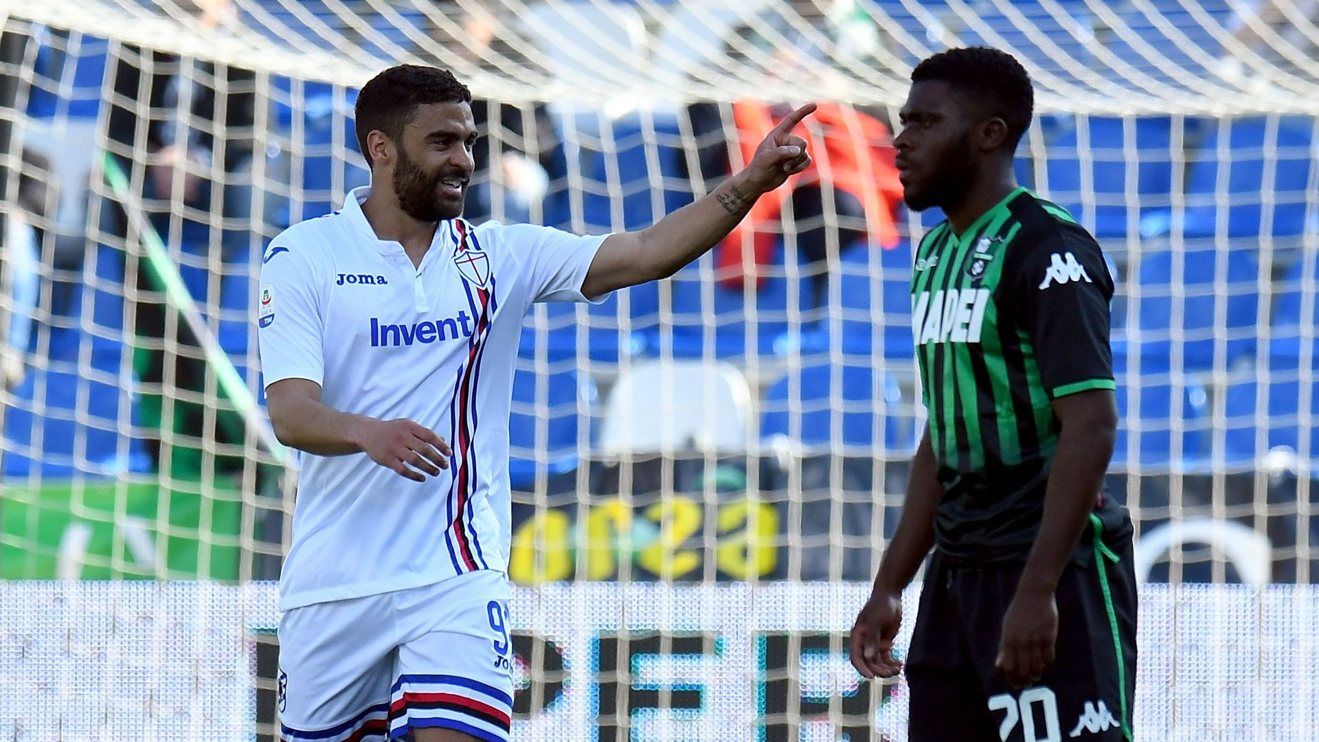 Gregoire Defrel Jeremie Boga Sassuolo Sampdoria Serie A