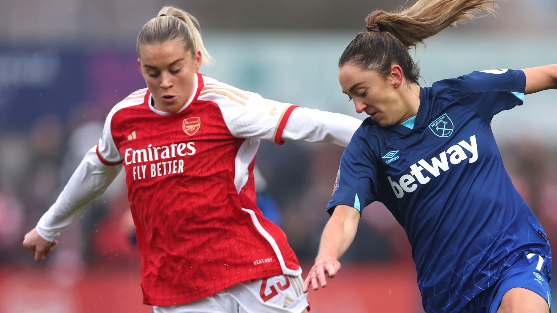 Alessia Russo Arsenal West Ham WSL 2023-24