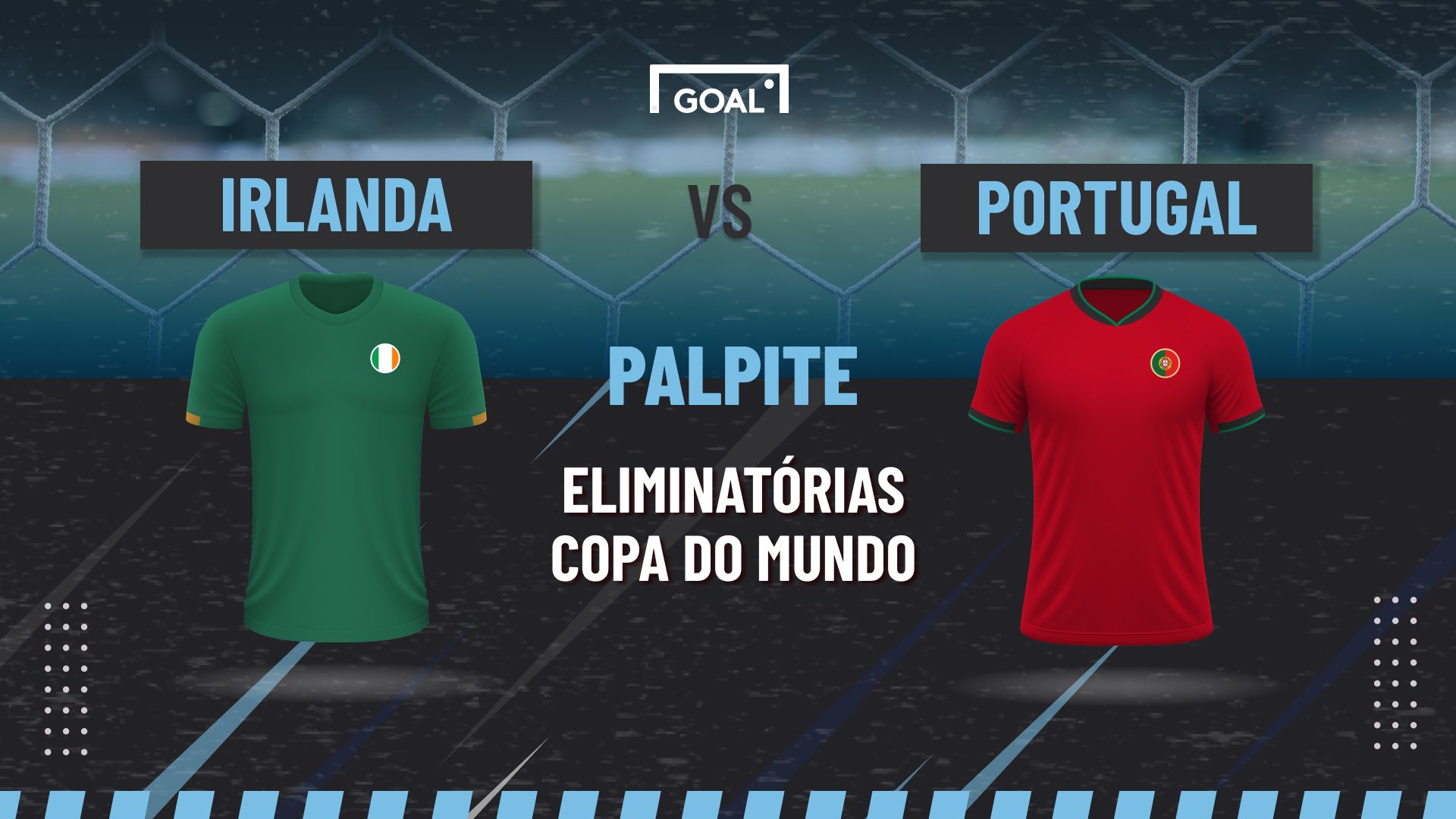 Palpite República da Irlanda x Portugal