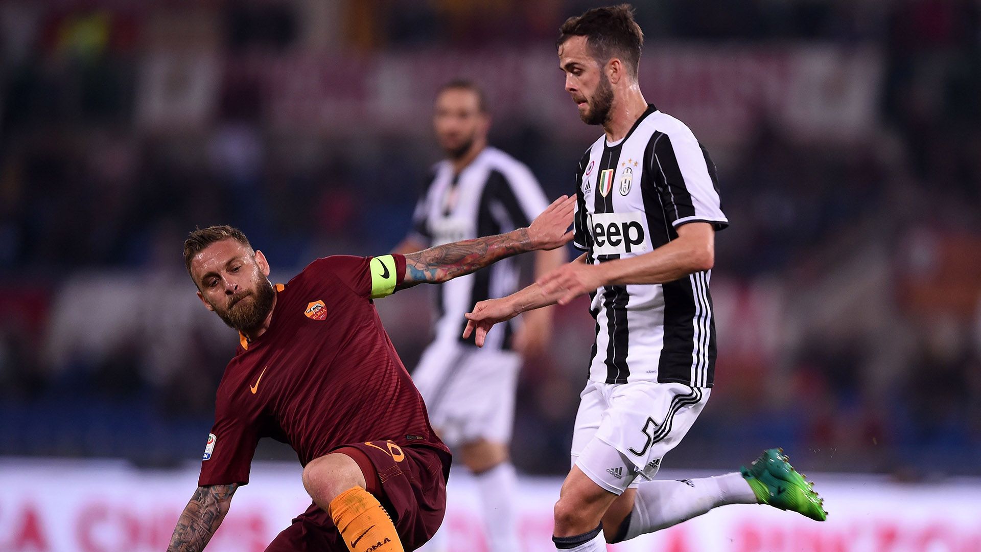De Rossi Pjanic Roma Juventus Serie A