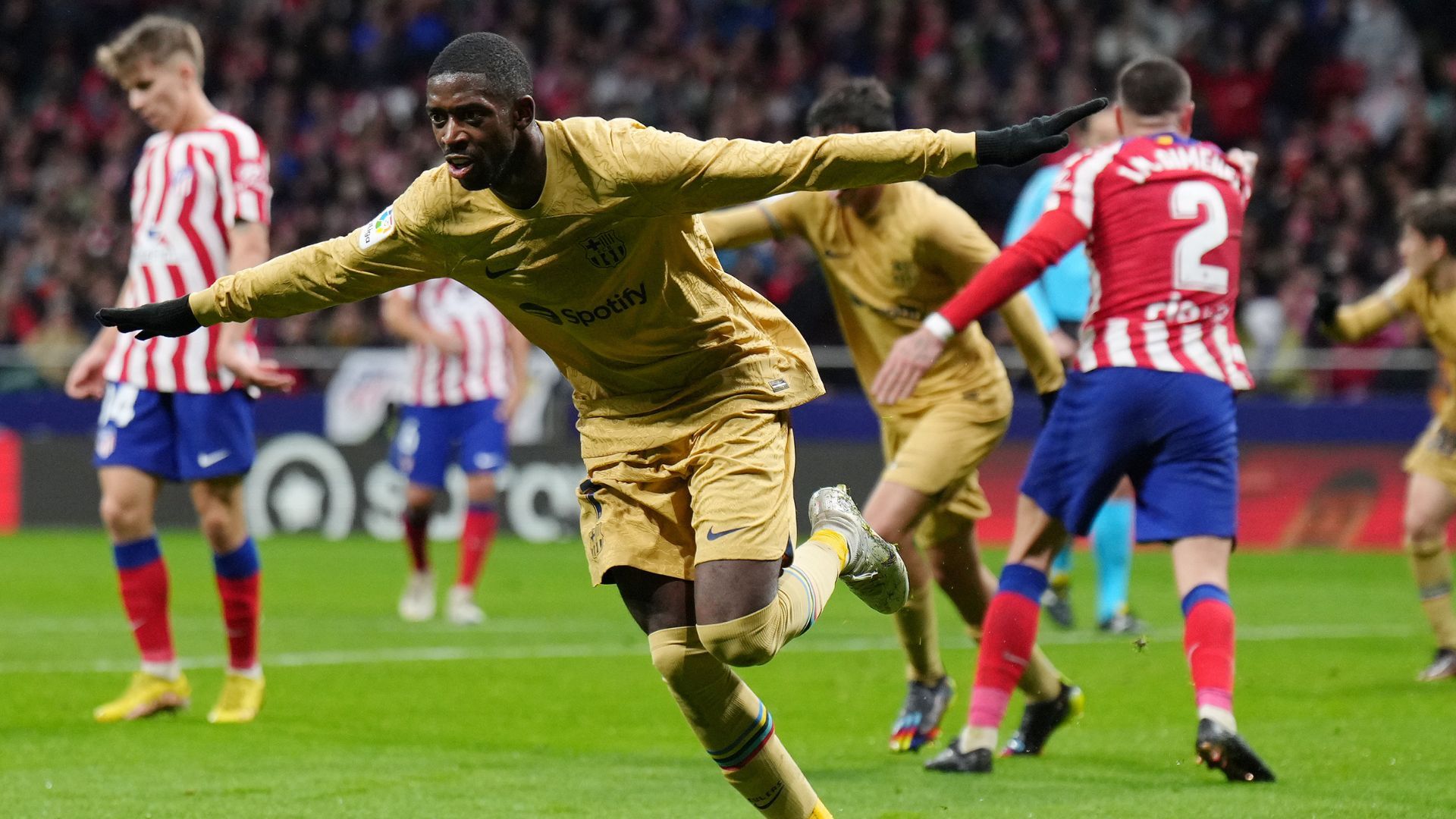 Dembele Barcelona Atlético Liga 08012023