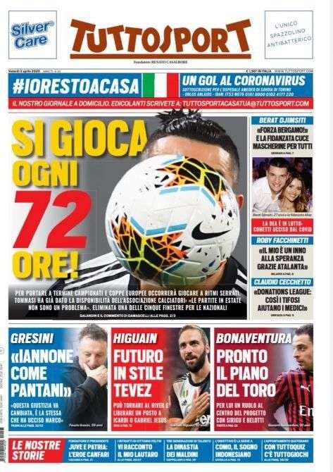 3 April Tuttosport