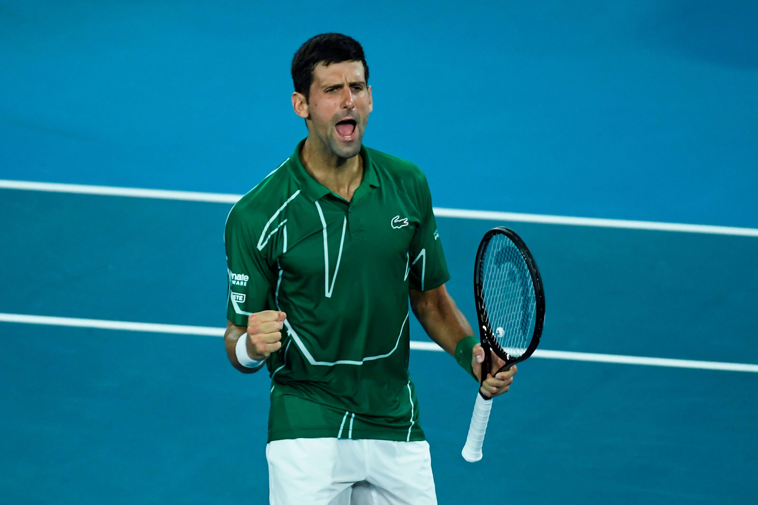 Novak Djokovic AO 2020