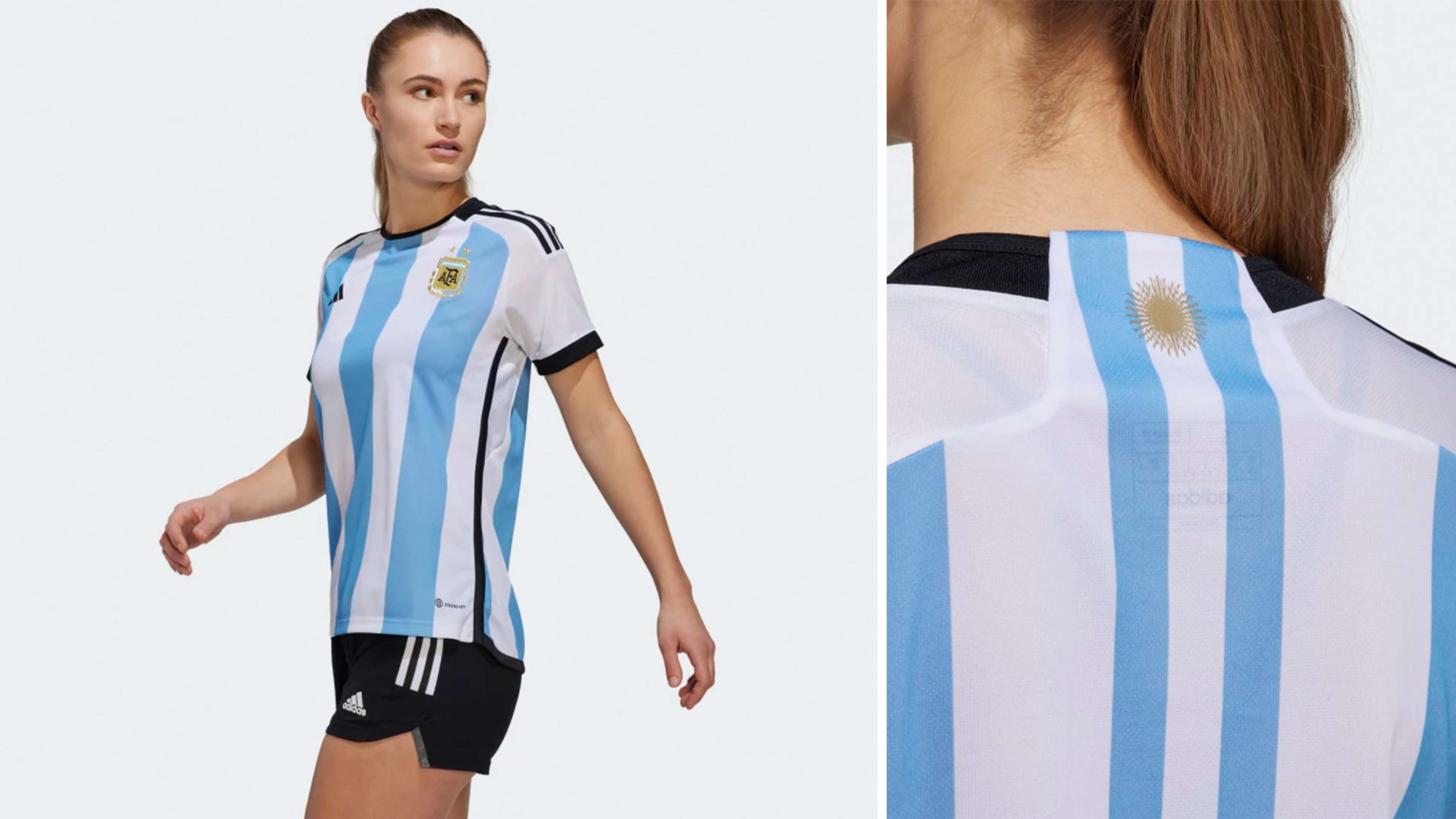 Argentina 22 World Cup Womens Jersey