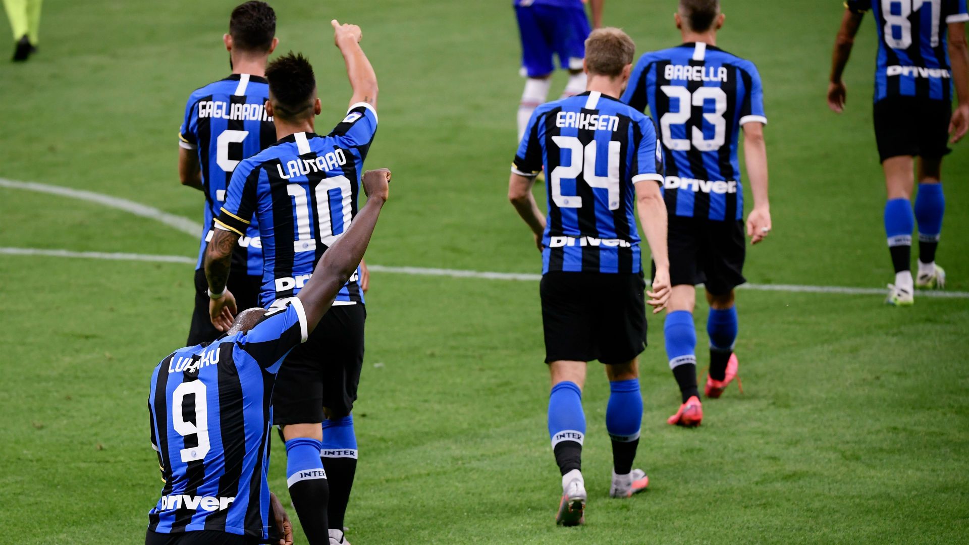 Romelu Lukaku Inter Sampdoria