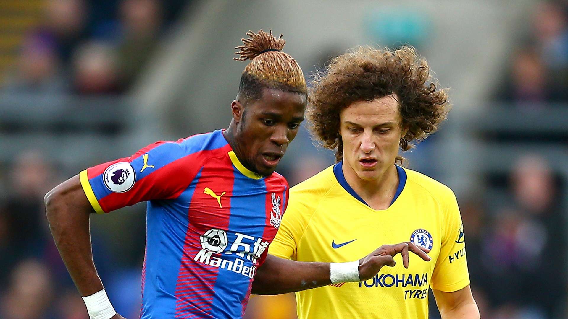 Wilfried Zaha David Luiz Crystal Palace Chelsea 30122018