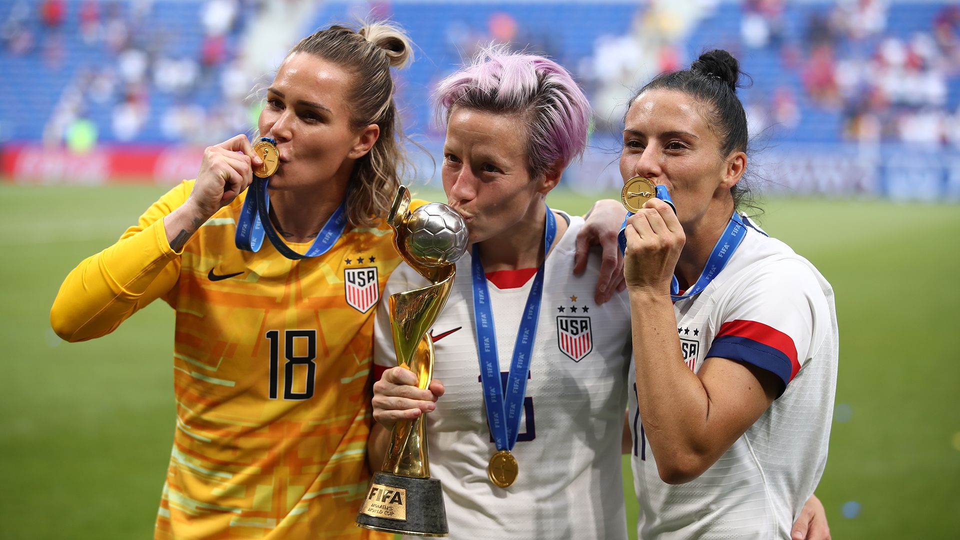 Harris Rapinoe Krieger USWNT 2019
