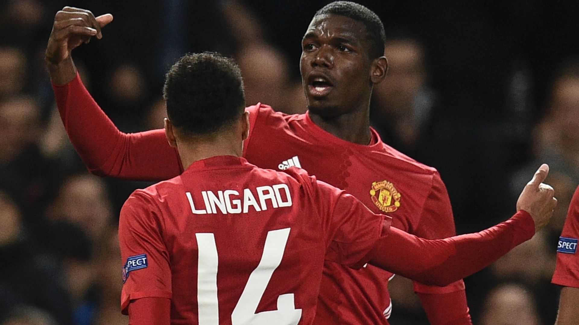 Jesse Lingard Paul Pogba Manchester United