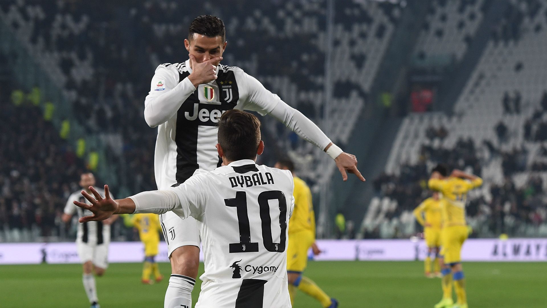 Cristiano Ronaldo Paulo Dybala Juventus Frosinone
