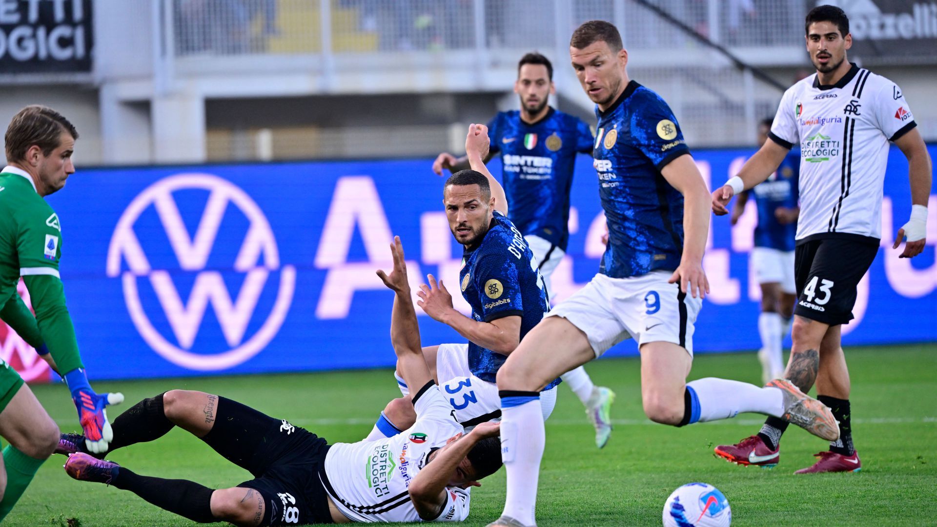 Edin Dzeko Spezia Inter Serie A