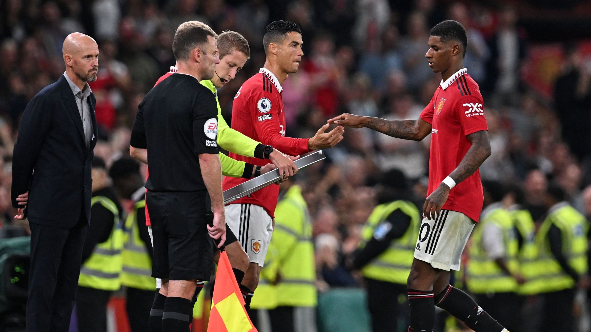 Cristiano Ronaldo Marcus Rashford Manchester United 2022-23