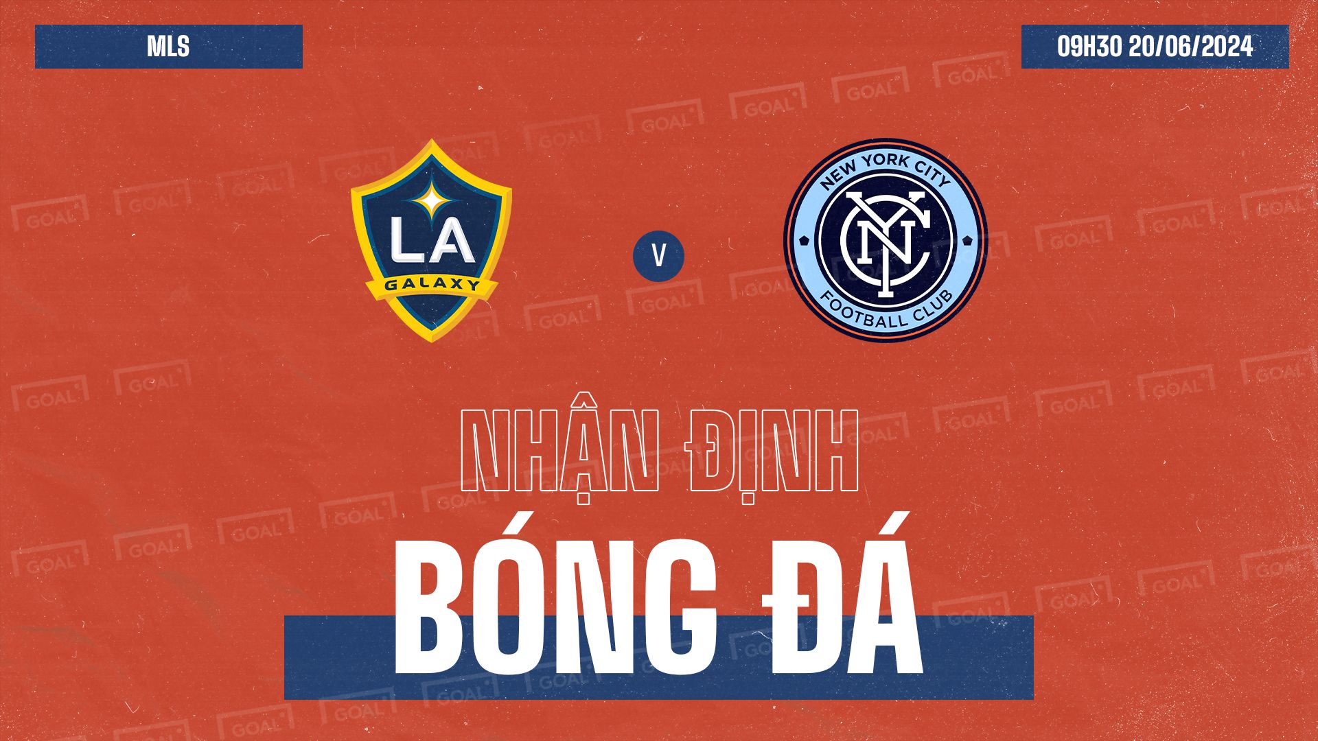 Los Angeles Galaxy vs New York City FC MLS 2024 GFX