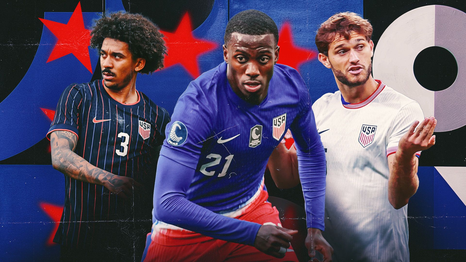 Tim Weah, Chris Richards, Tanner Tessmann