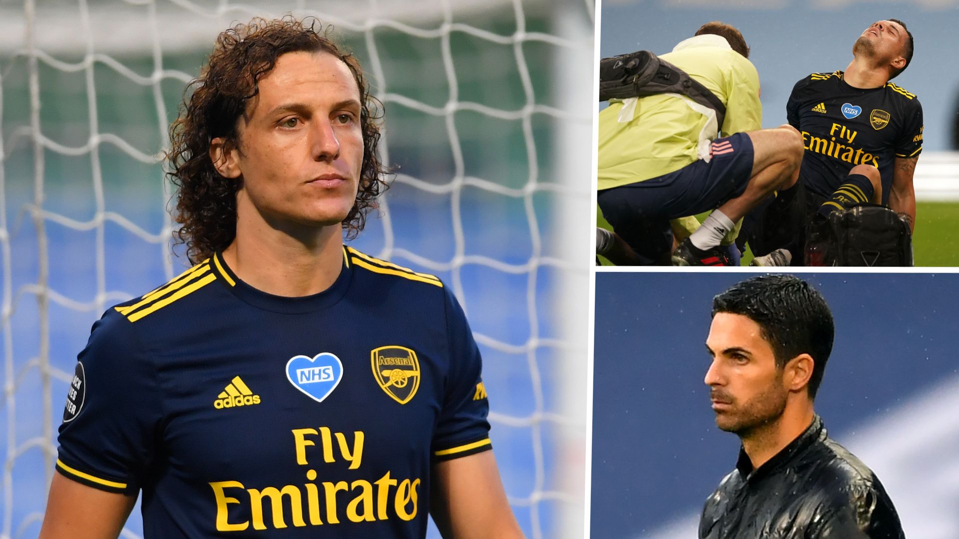 Luiz Xhaka Arteta Arsenal GFX