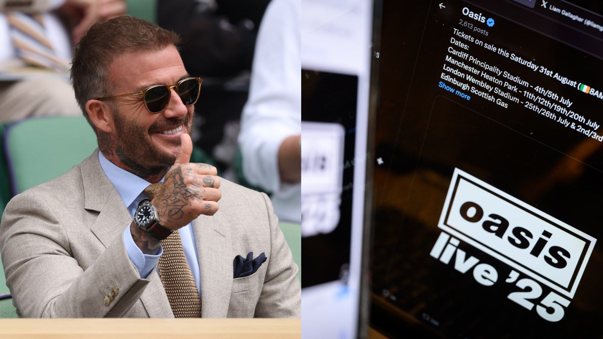 David Beckham Oasis GFX