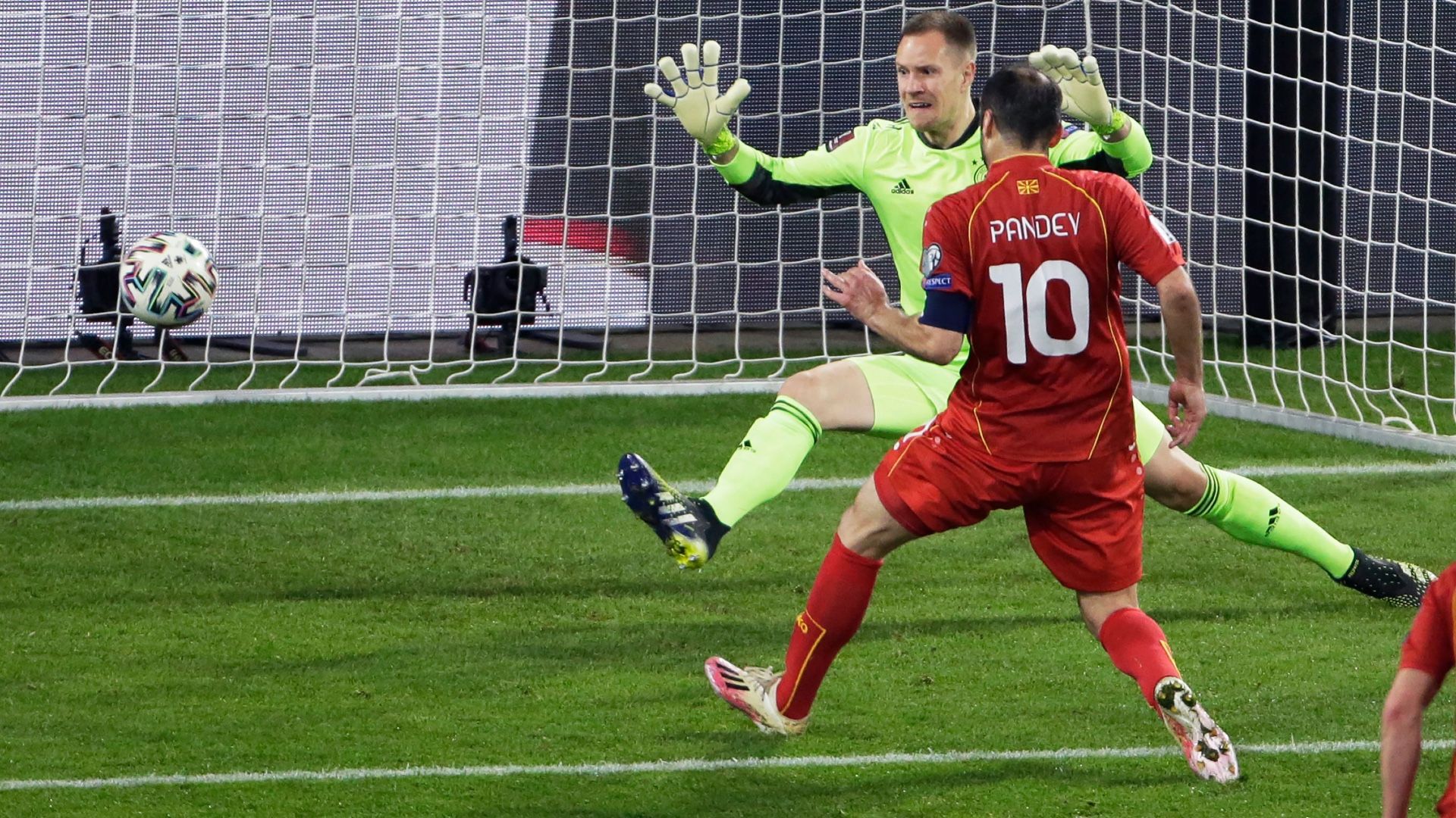 Marc Andre ter Stegen Goran Pandev Germany North Macedonia WC Qualifiers 31032021