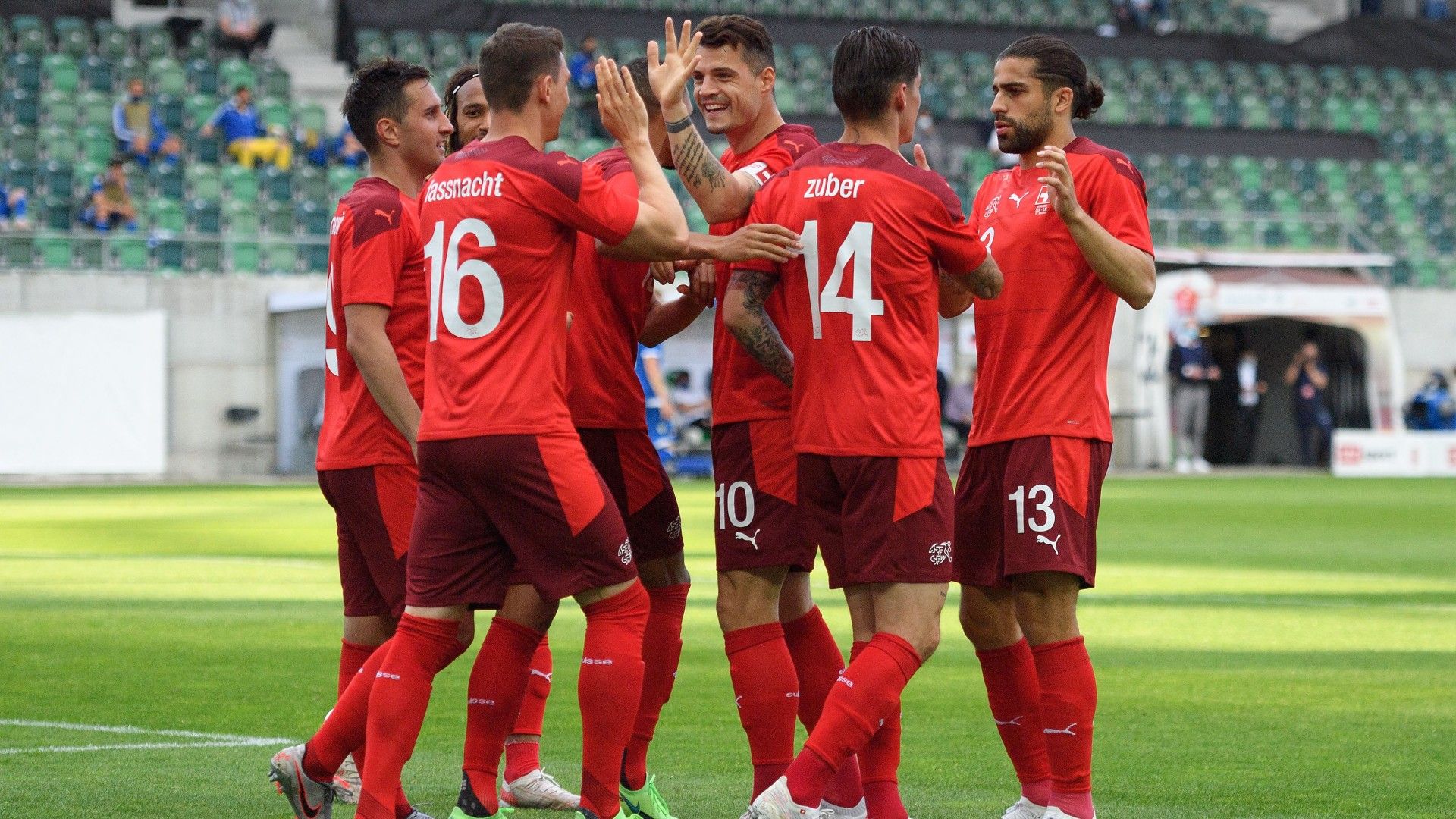 Switzerland celebrate 2021