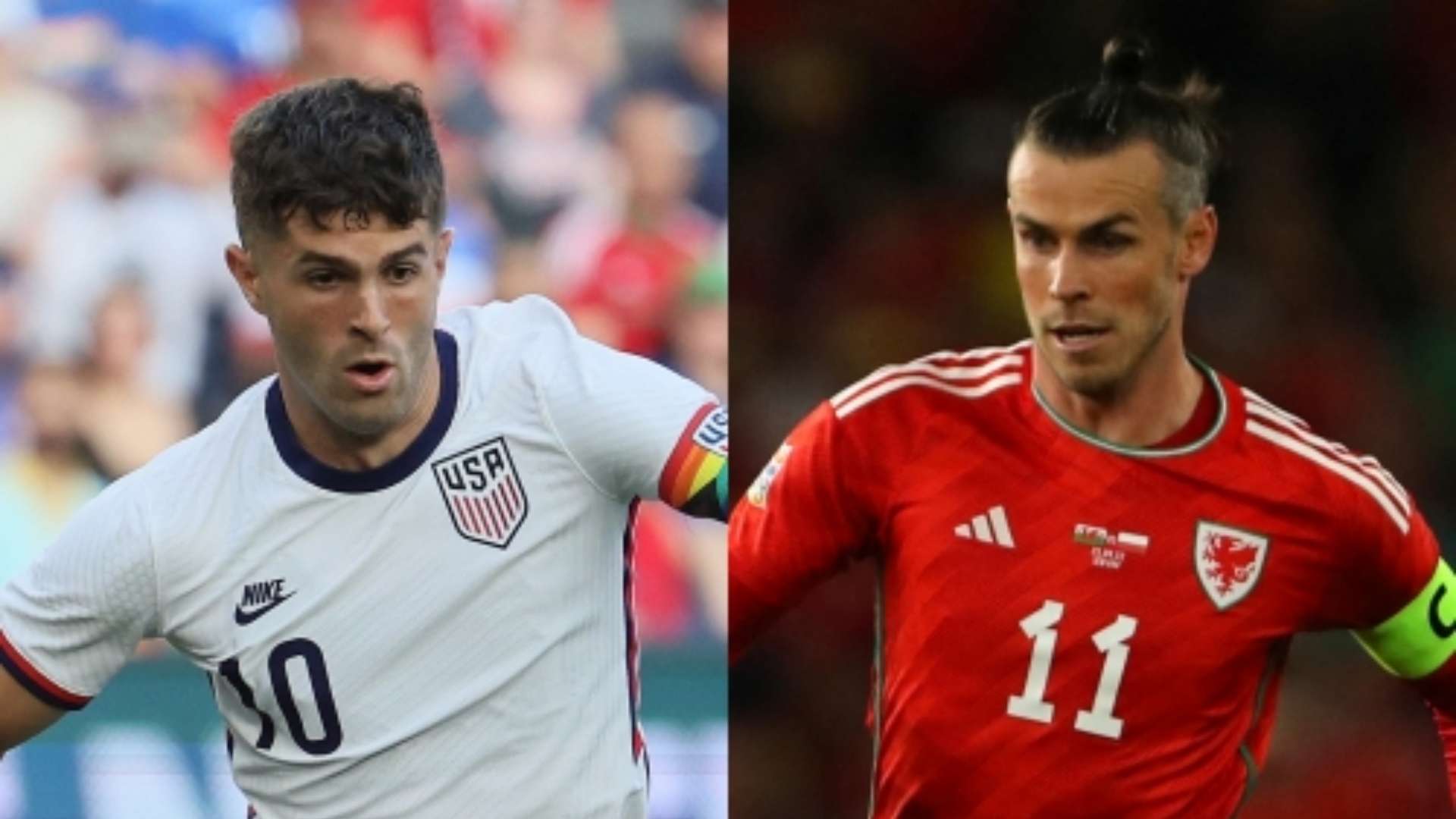 Christian Pulisic United States Gareth Bale Wales