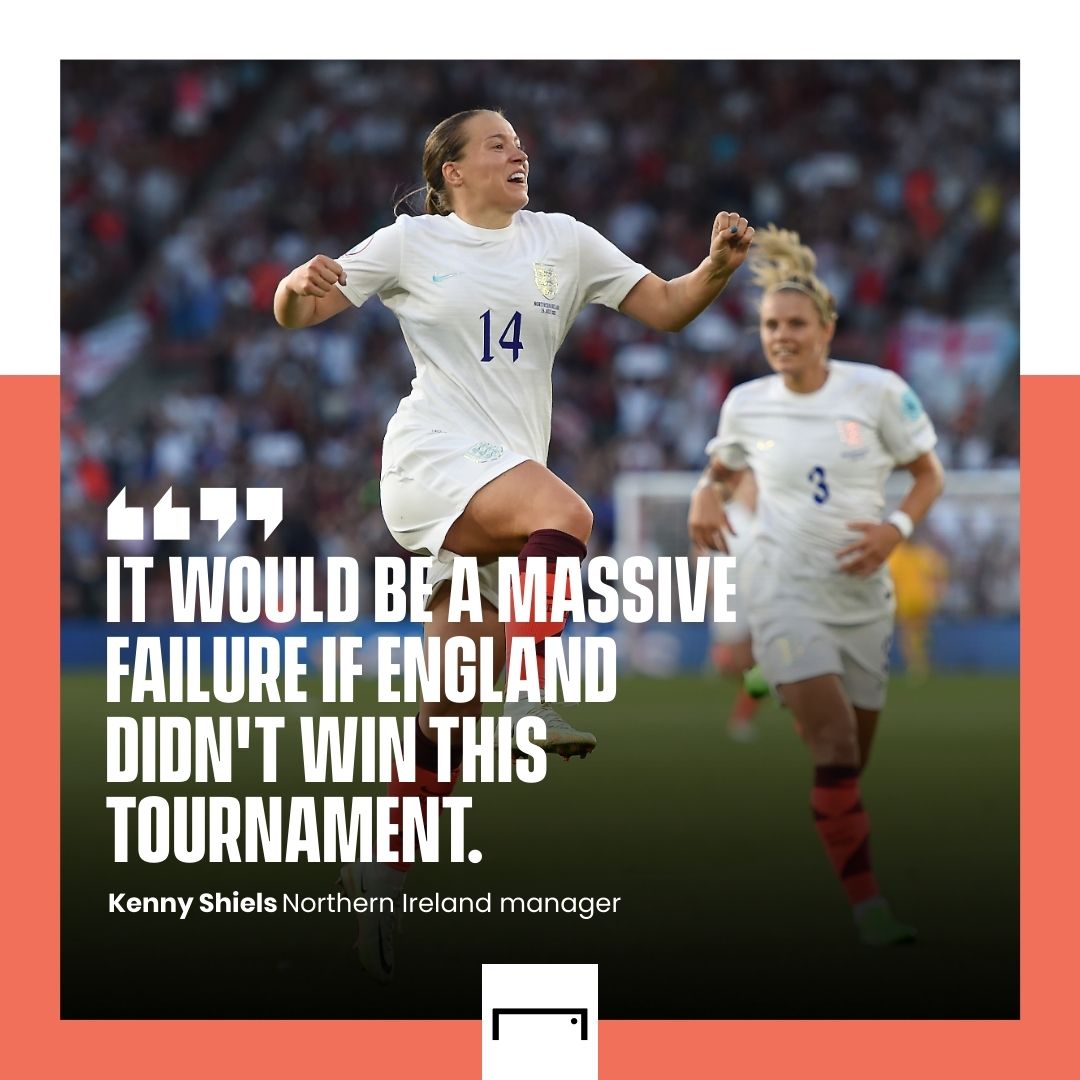 Kenny Shiels Fran Kirby England Women quote PS gfx 1:1