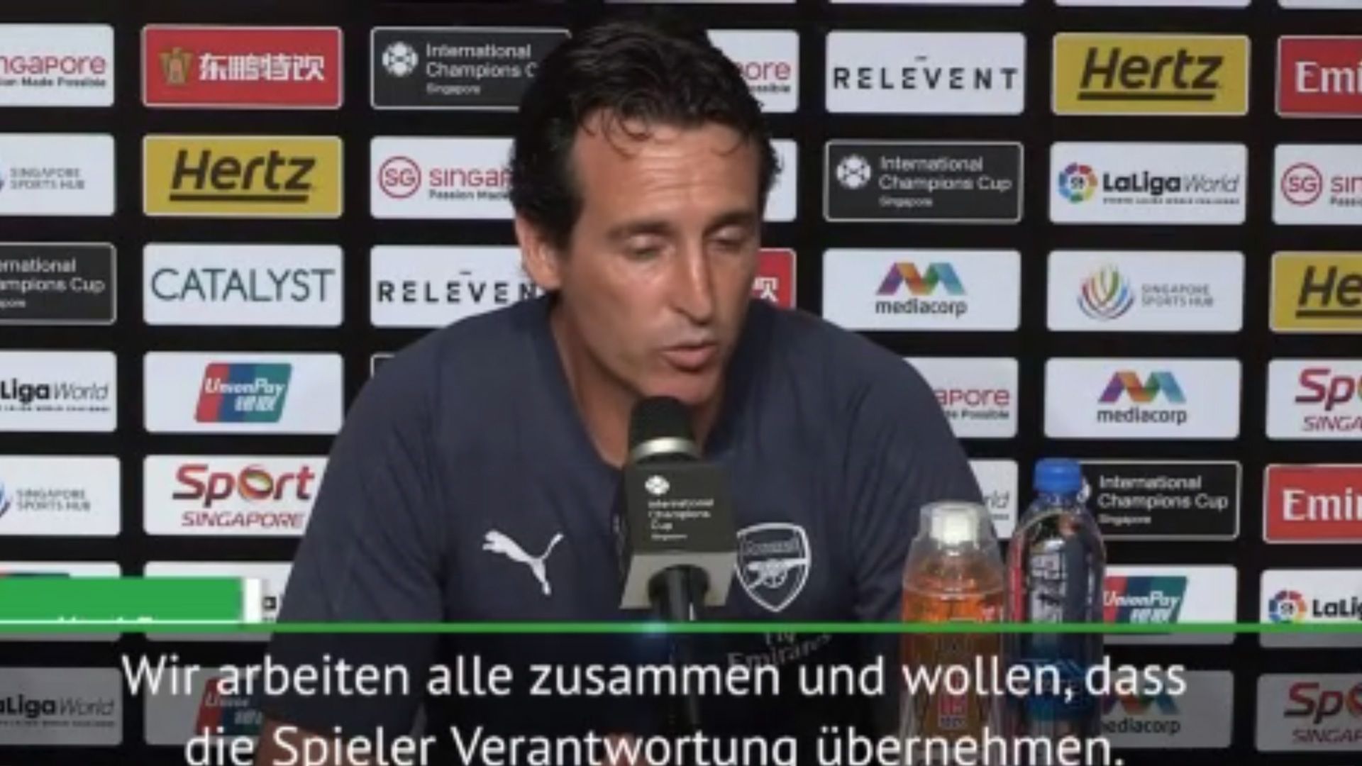 Unai Emery FC Arsenal Pressekonferenz