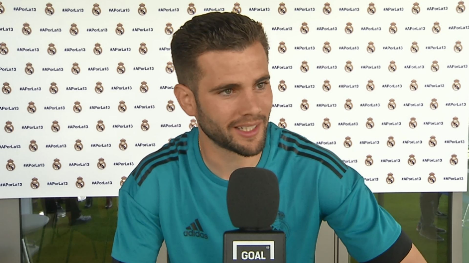Nacho Fernandez, Real Madrid player, during the exclusive interview with Goal ahead the Champions League final