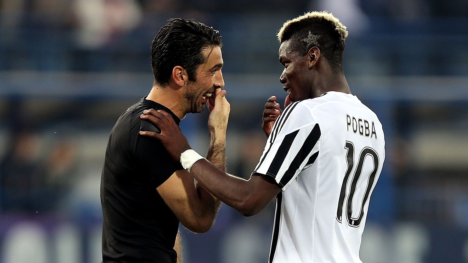 Paul Pogba Gigi Buffon Juventus 2015-16