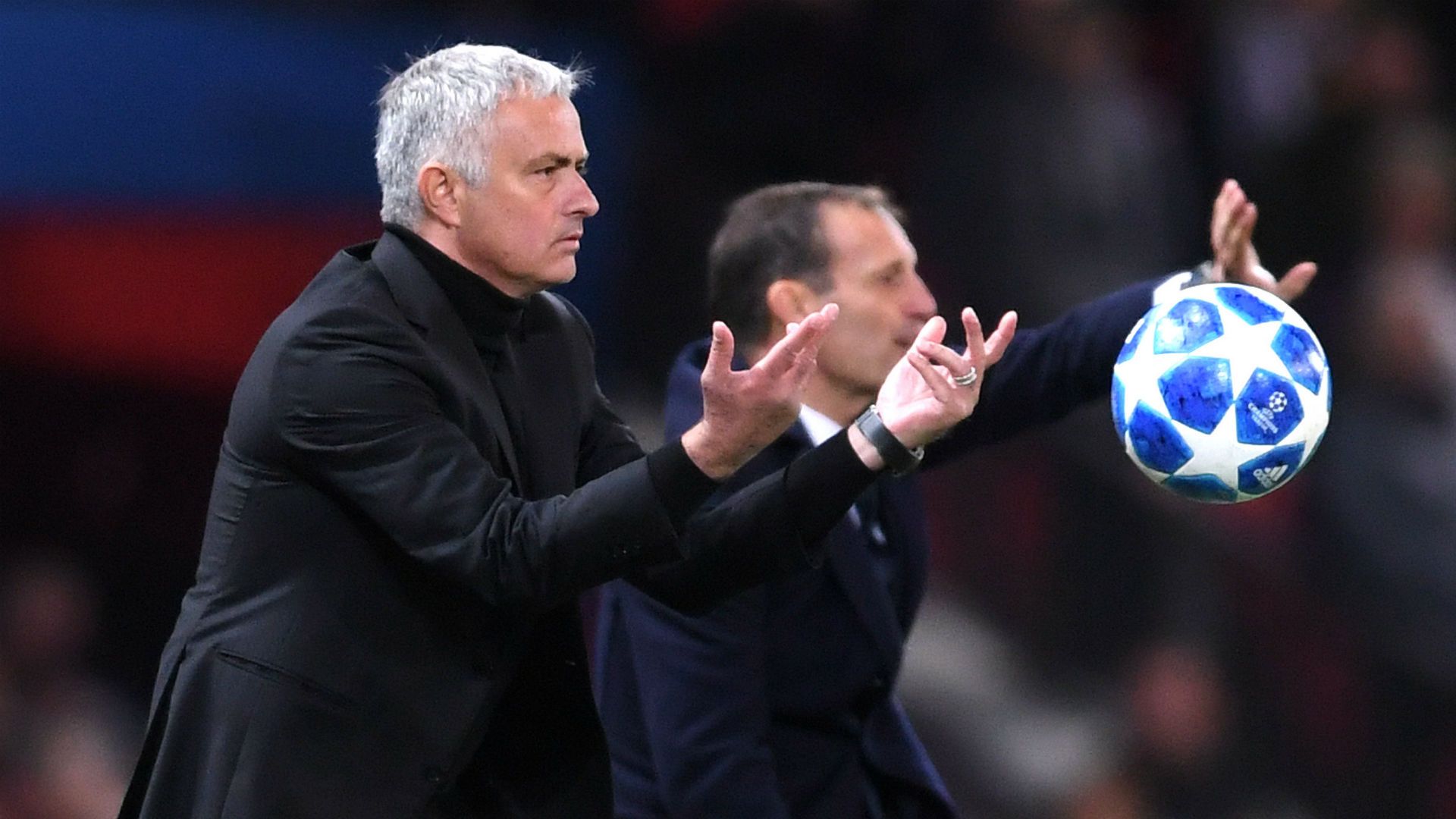 Jose Mourinho Massimiliano Allegri Manchester United Juventus