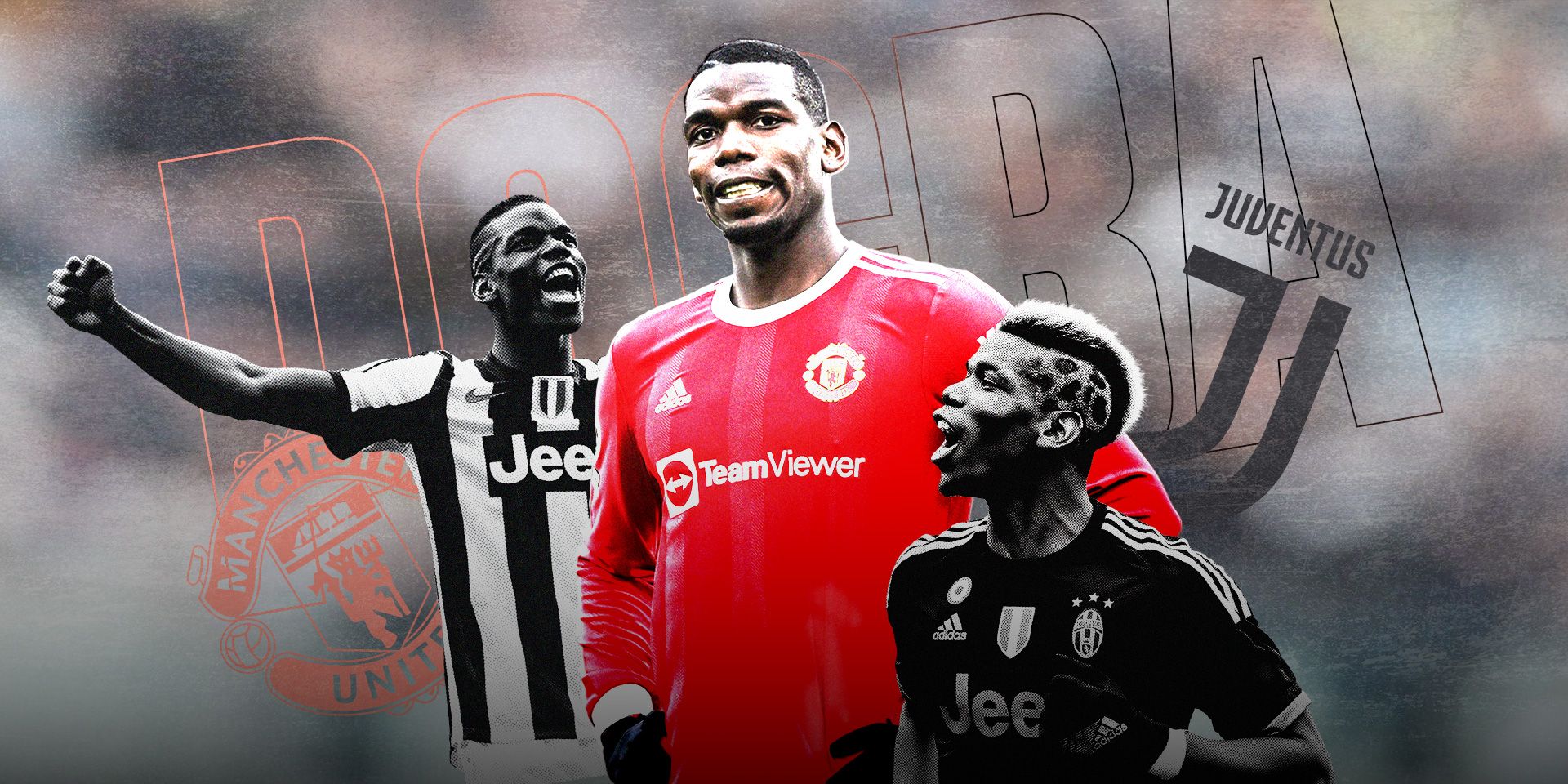 Paul Pogba Man Utd Juventus GFX 2-1