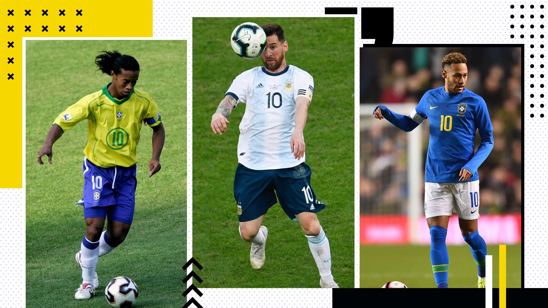 GFX Ronaldinho Messi Neymar