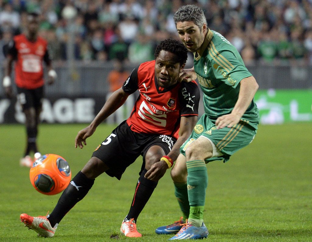 Jean II Makoun Fabien Lemoine Saint-Etienne Rennes Ligue 1 04182014