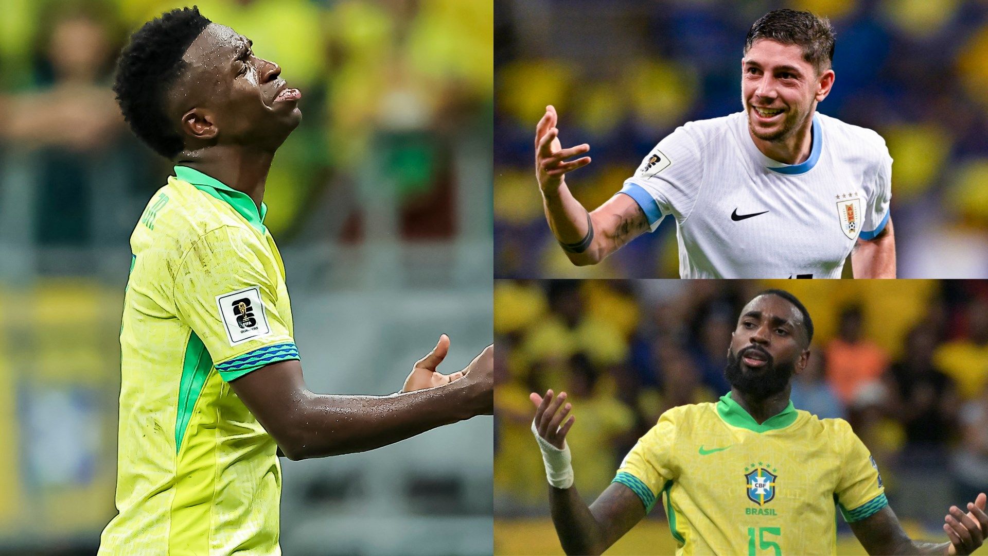 Brazil player ratings vs Uruguay: Frustrated Vinicius Jr outshone by Real Madrid team-mate Fede Valverde as uninspiring Selecao again held in World Cup qualifying | Goal.com