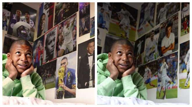 Mbappe room