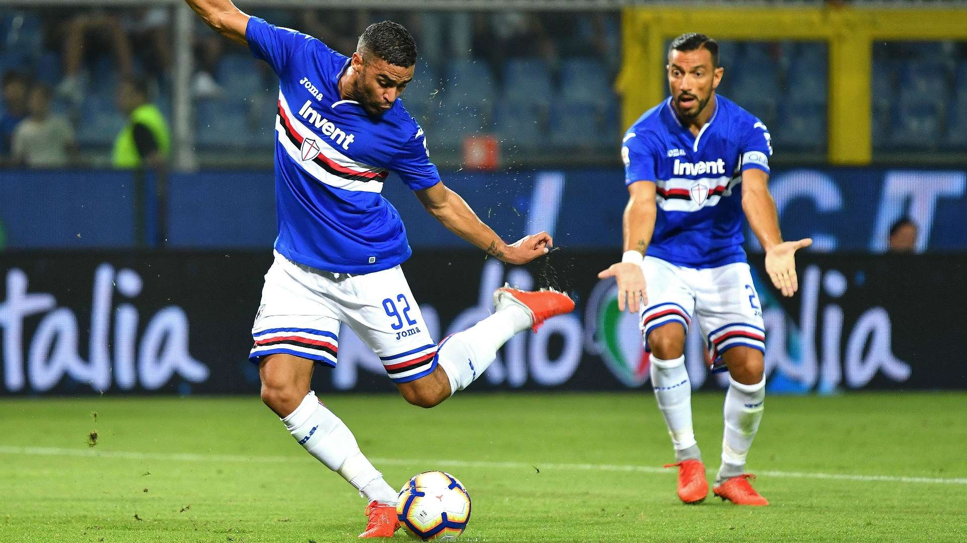 Quagliarella Defrel 2019