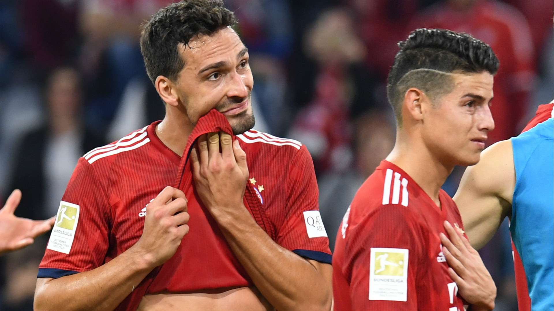 MATS HUMMELS JAMES RODRIGUEZ BAYERN MÜNCHEN