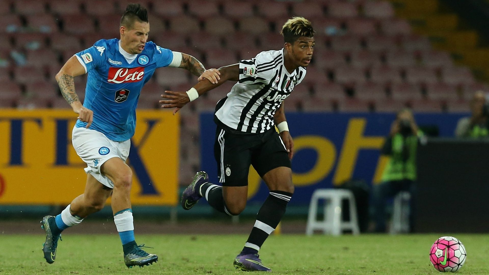 Mario Lemina Marek Hamsik Napoli Juventus Serie A