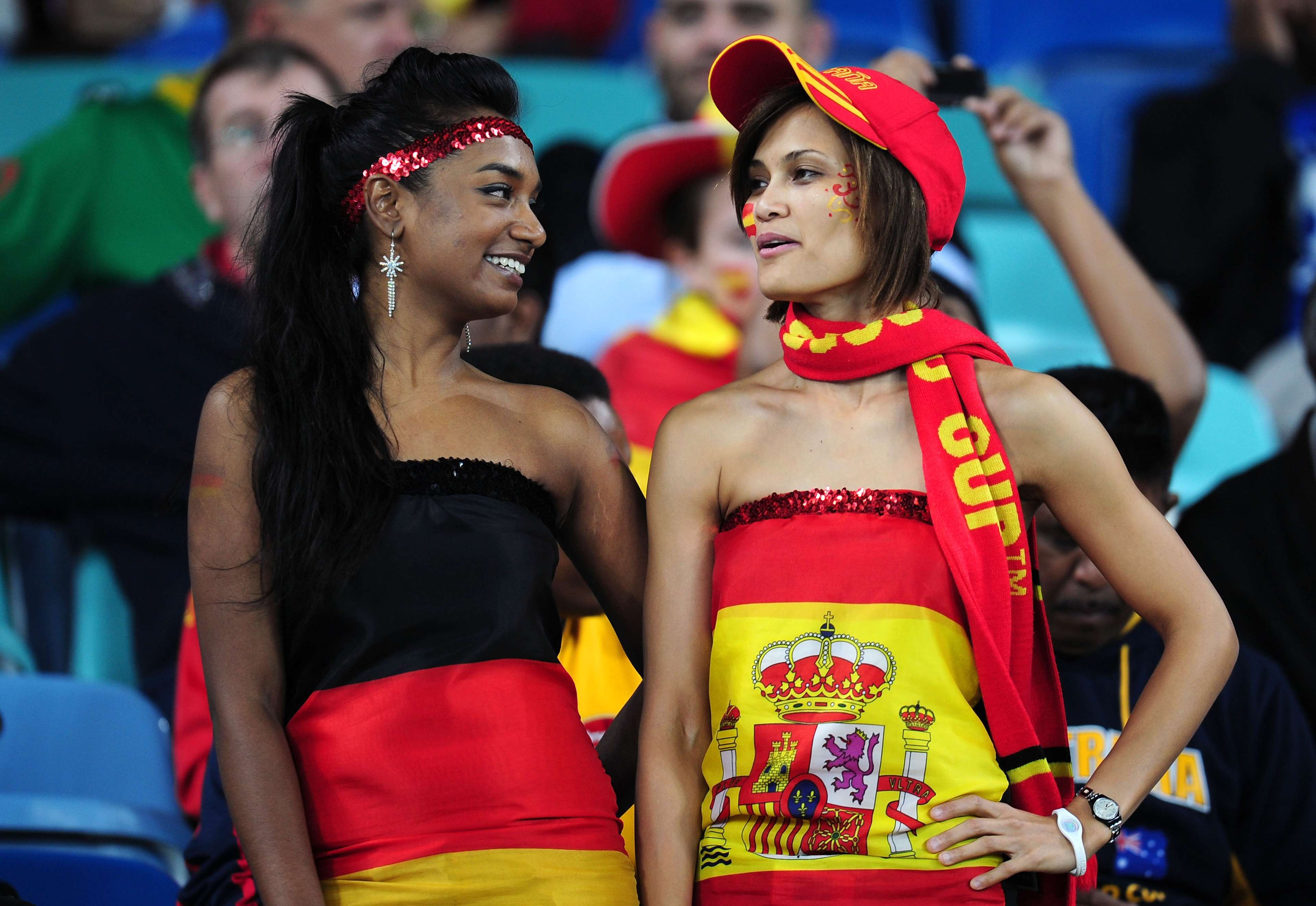 Germany and Spain fans - 2010 World Cup