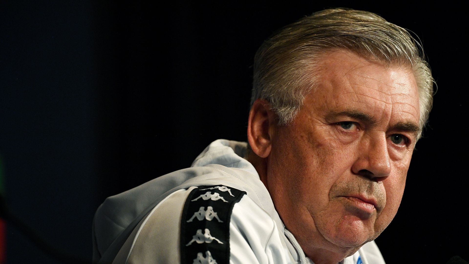 Carlo Ancelotti PSG Napoli press conference