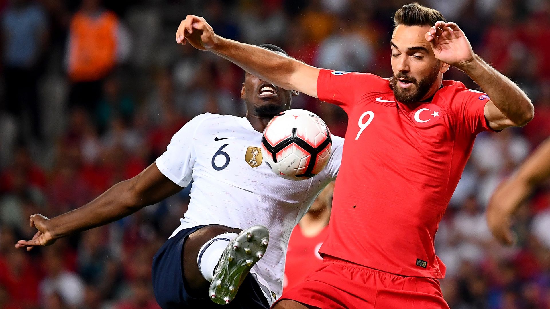 Kenan Karaman Paul Pogba Türkei Frankreich Turkey France 2019 8th June 2019 08062019