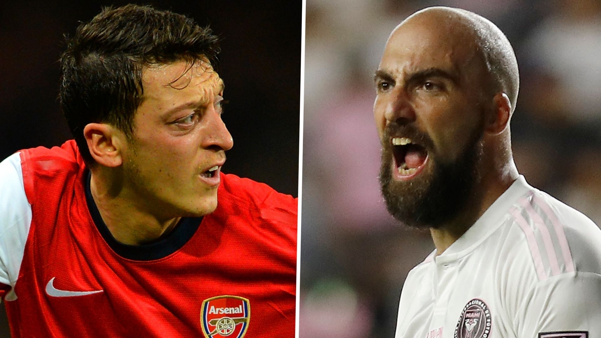 Mesut Ozil Gonzalo Higuain