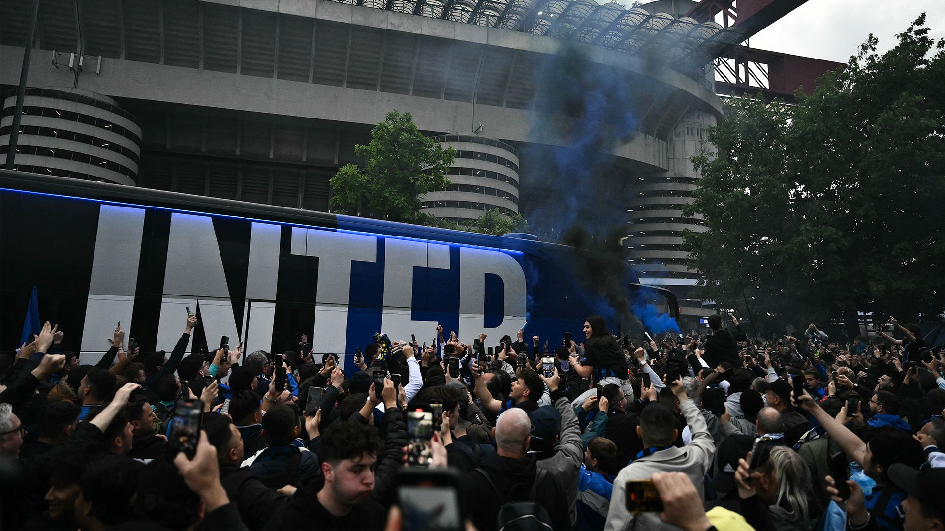 Inter Milan fans 