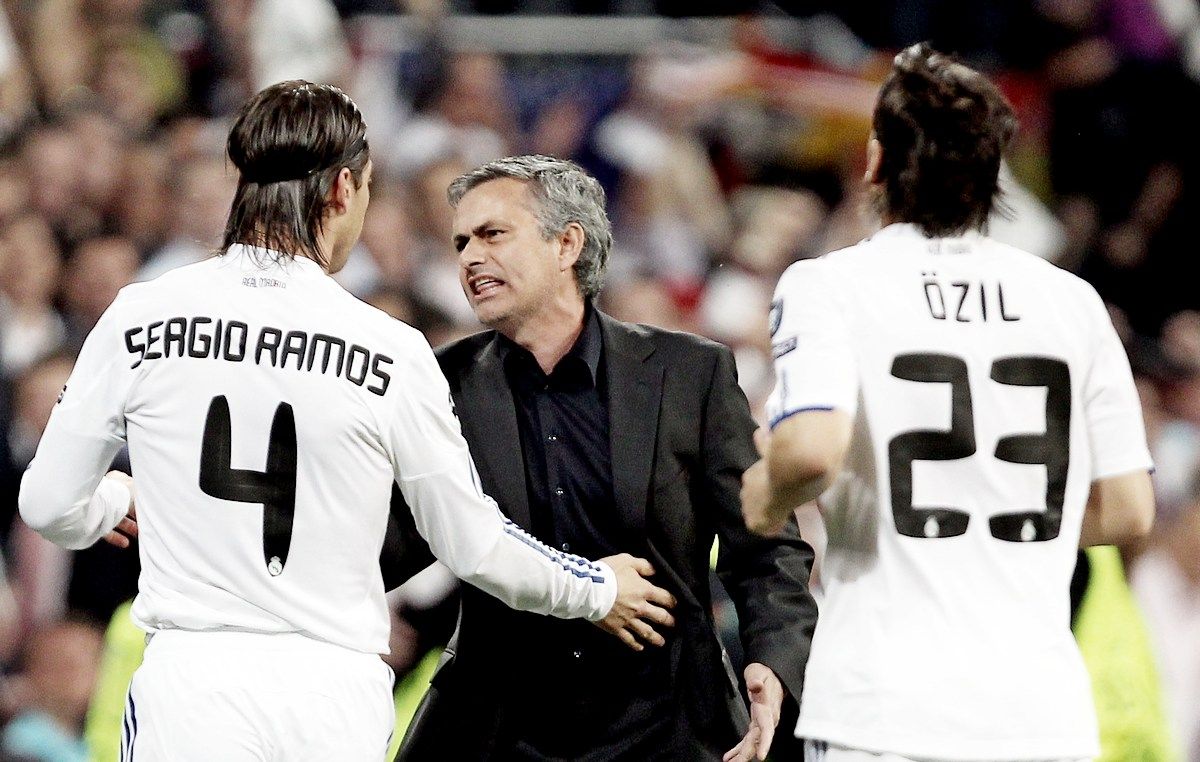 Mourinho, Ramos and Özil in 2011