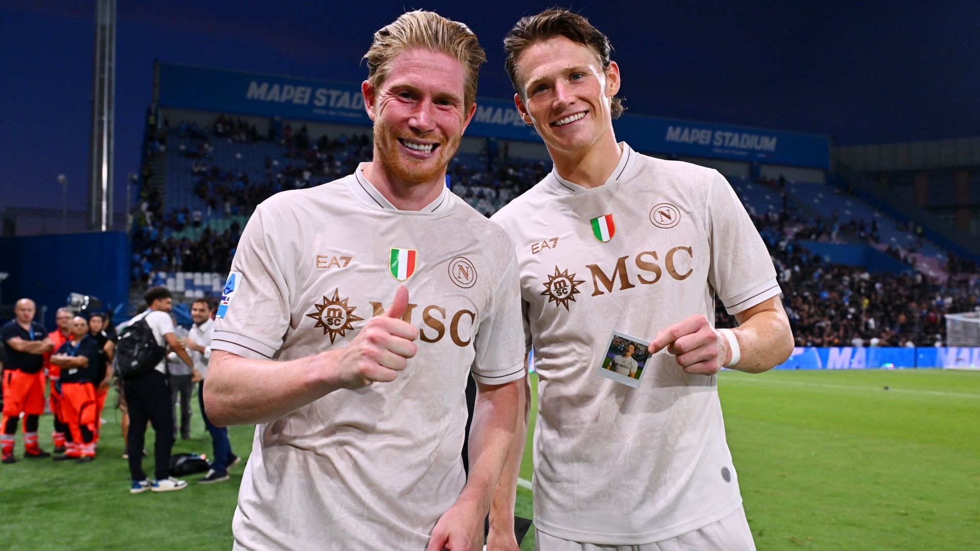 De Bruyne McTominay Napoli