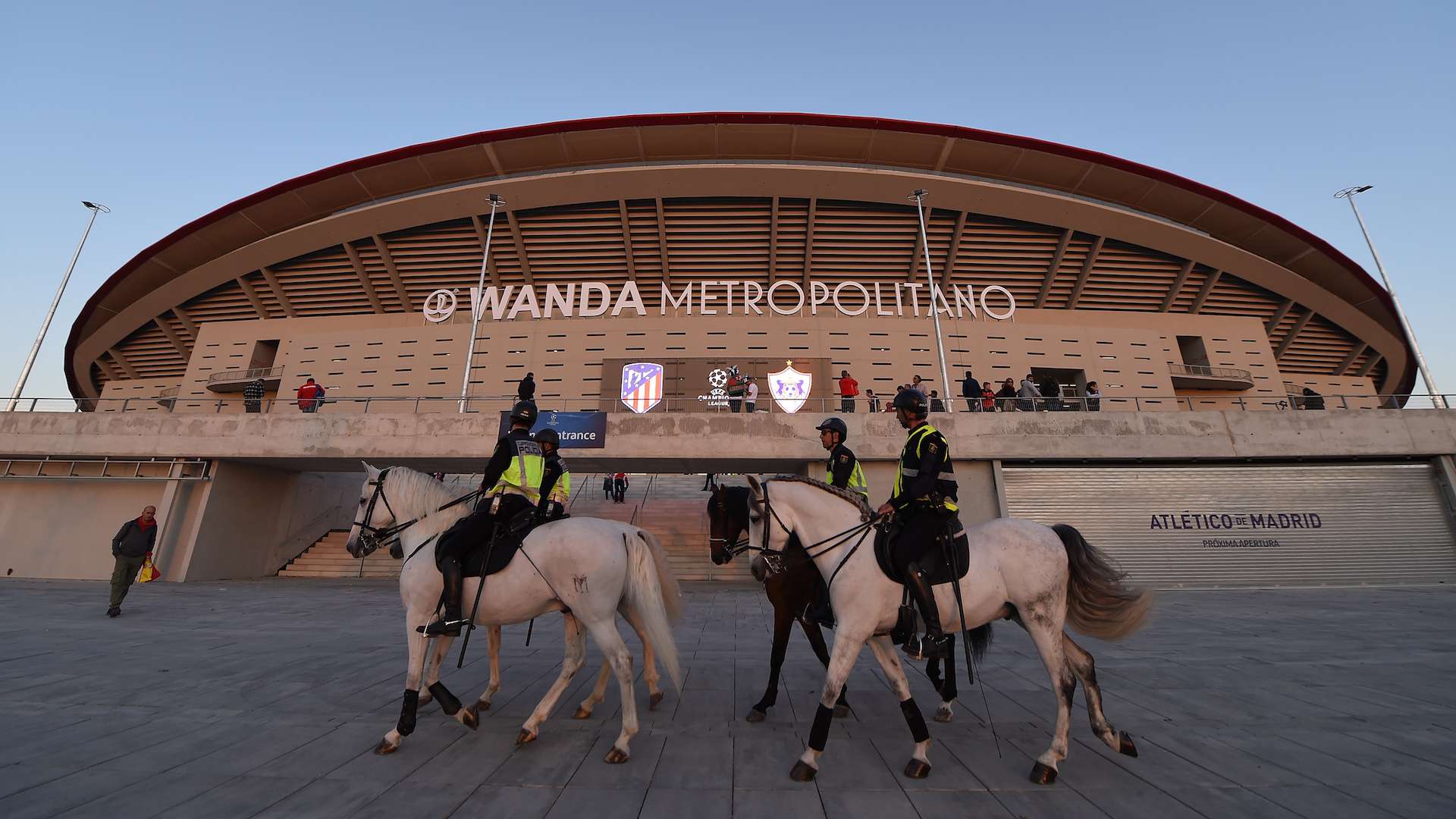 Policía Atlético de Madrid Wanda Metropolitano